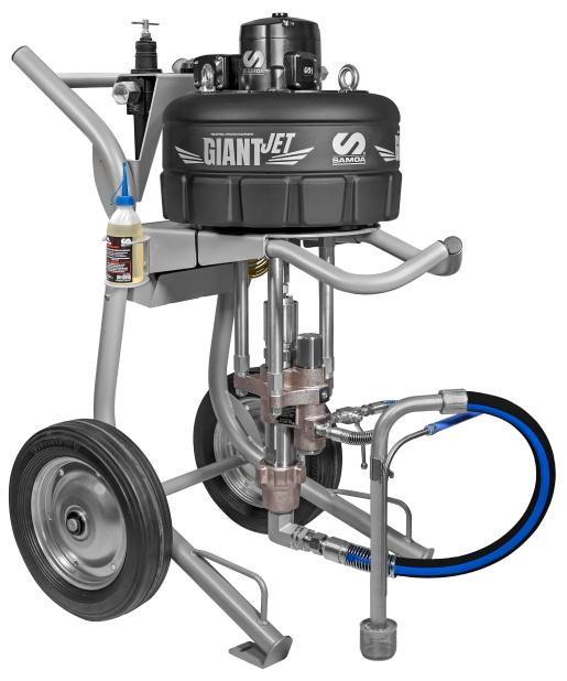 GIANT-JET 72:1 HEAVY DUTY SOBRE CARRO + FILTRO DE LÍNEA + CAÑA DE ASPIRACIÓN 1 GIANT-JET 72:1 HEAVY DUTY SOBRE CARRO + FILTRO DE LÍNEA + CAÑA DE ASPIRACIÓN