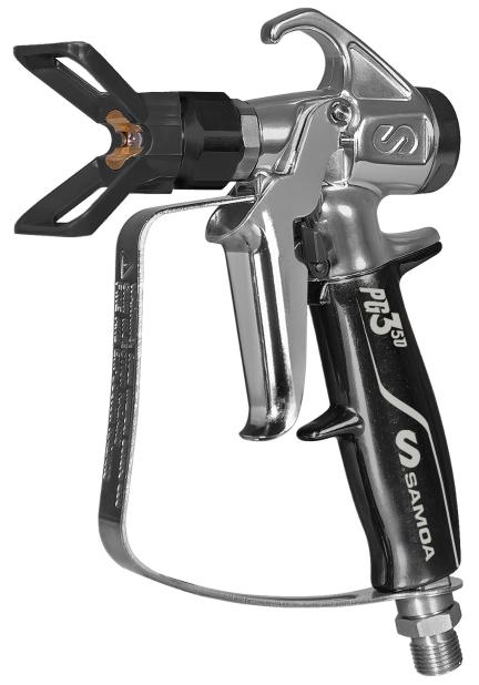 PISTOLA PG350 CON GATILLO DE 2 DEDOS, CONEXIÓN DE ENTRADA 1/4" NPSM + PORTABOQUILLAS ROSCA 7/8" 1 PISTOLA PG350 CON GATILLO DE 2 DEDOS, CONEXIÓN DE ENTRADA 1/4" NPSM + PORTABOQUILLAS ROSCA 7/8"
